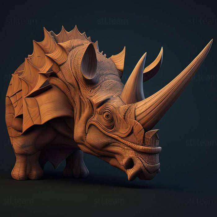 3D model Pentaceratops (STL)